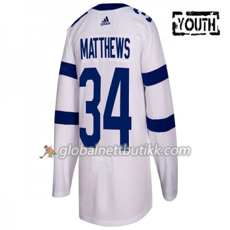 Toronto Maple Leafs Hockeydrakt Auston Matthews 34 Pro Stadium Series Adidas Authentic - Barn